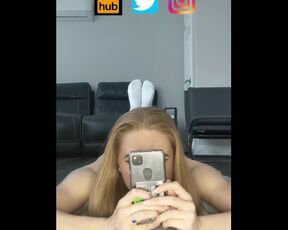 Sextok FYP Porn Trend: Bugs Bunny Challenge - Blonde Canadian White Teen Interracial Doggystyle Fuck