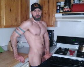 Bearded jock jerks off, see the cumshot at JUSTFOR.FANS/PJANDTHEBEAR