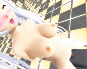 【SEX TOY-MMD】Alicia Big breasts - Riding Machine【R-18】