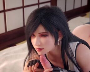 Final Fantasy Blowjob Compilation 1 (3D Hentai)