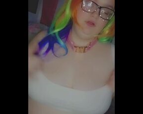 Slutty Rainbow Kitty Teases and Squirts - Purchase Full Vid on Fansly