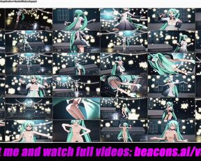 Cute Miku Dancing Showing Her Sexy Panties + Gradual Undressing (3D HENTAI)