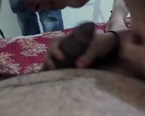 Arab Threesome Blowjob