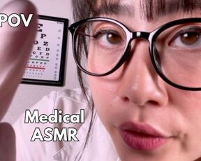 Eye Exam from Asian Doctor Tricks You -ASMR Handjob- KImmy Kalani