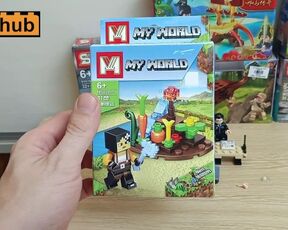 Vlog 34: a Sexy Lego Minecraft Garden